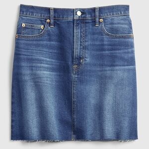 Gap Blue Denim Mini Skirt Size 27/4